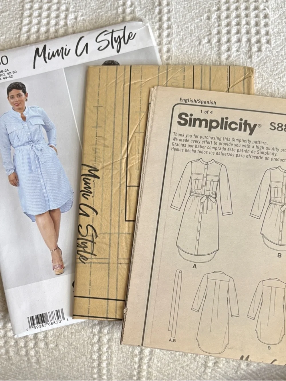 Simplicity Pattern by Mimi G S8830 U5 for Misses Shirt Dress